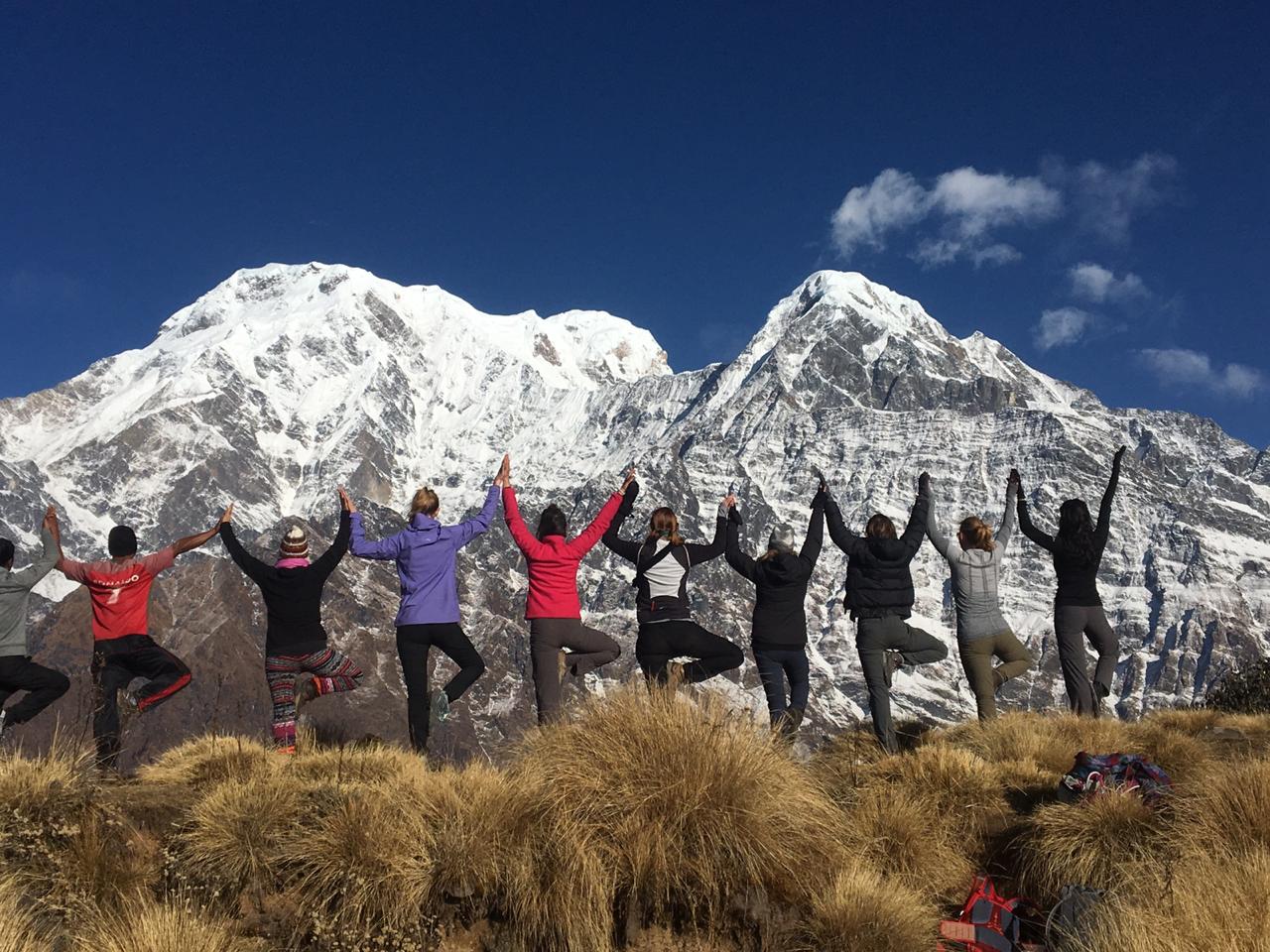 nepal trekking, yoga retreat